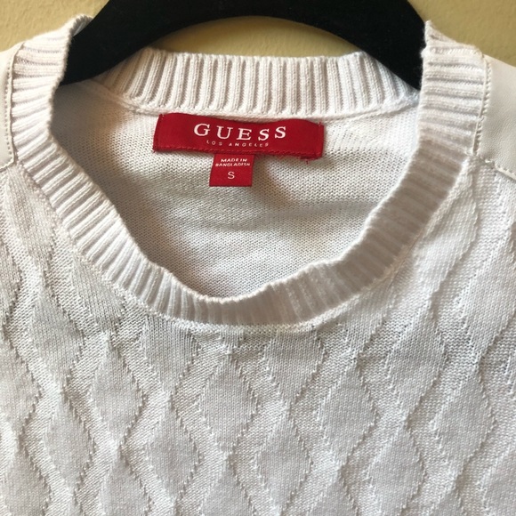 Guess men’s white sweater new - Picture 2 of 8